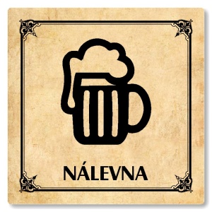 Nálevna, 80x80mm, pergamen, Nebraska